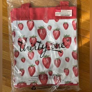 Thirty one Essential Storage Tote Fresh Strawberries